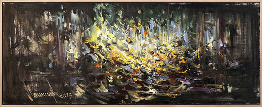 Zamansız Yansımalar Yağlı Boya Tablosu