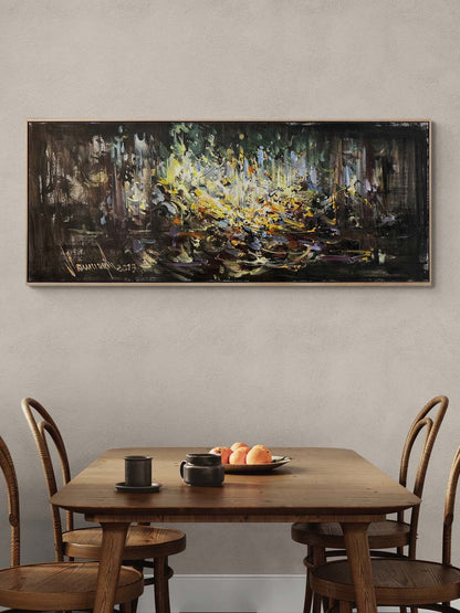 Zamansız Yansımalar Yağlı Boya Tablosu