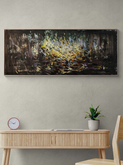 Zamansız Yansımalar Yağlı Boya Tablosu