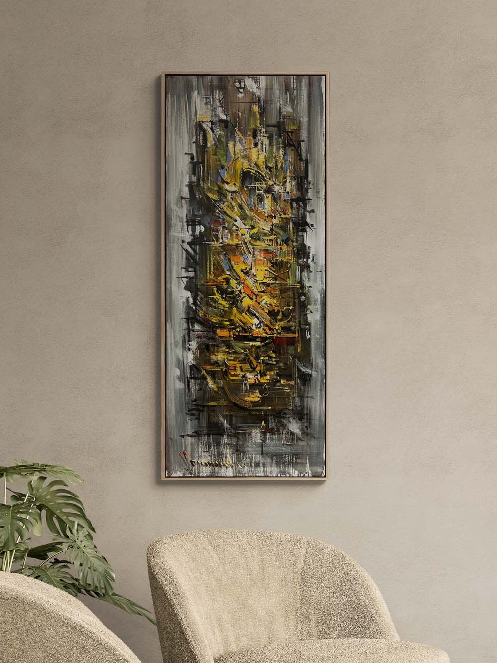 Düşlerin Akışı Yağlı Boya Tablosu