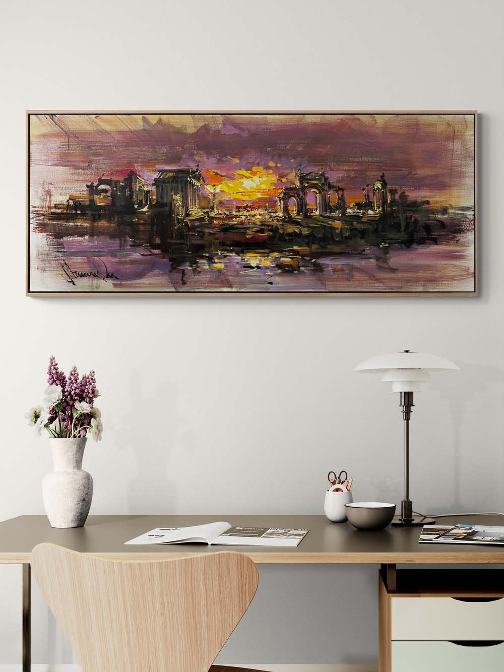 Kayıp Medeniyet Yağlı Boya Tablosu