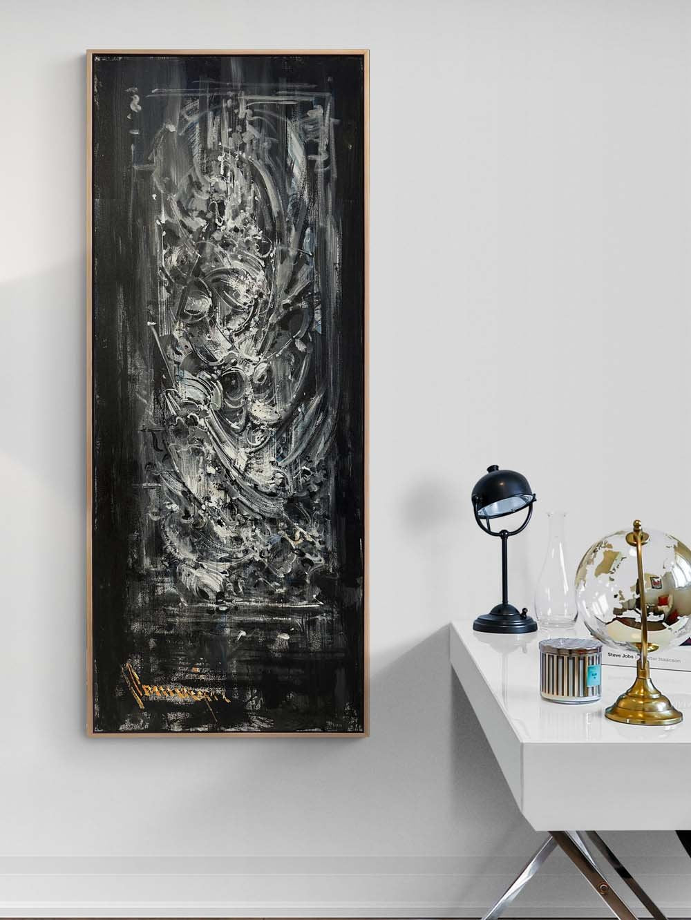 Parçalanmış Sessizlik Yağlı Boya Tablosu