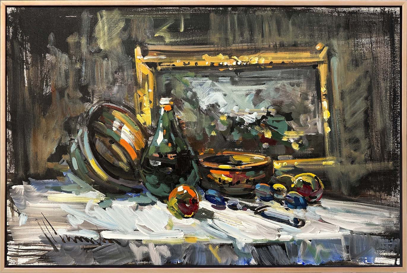 Natürmorttun Dilli Yağlı Boya Tablosu