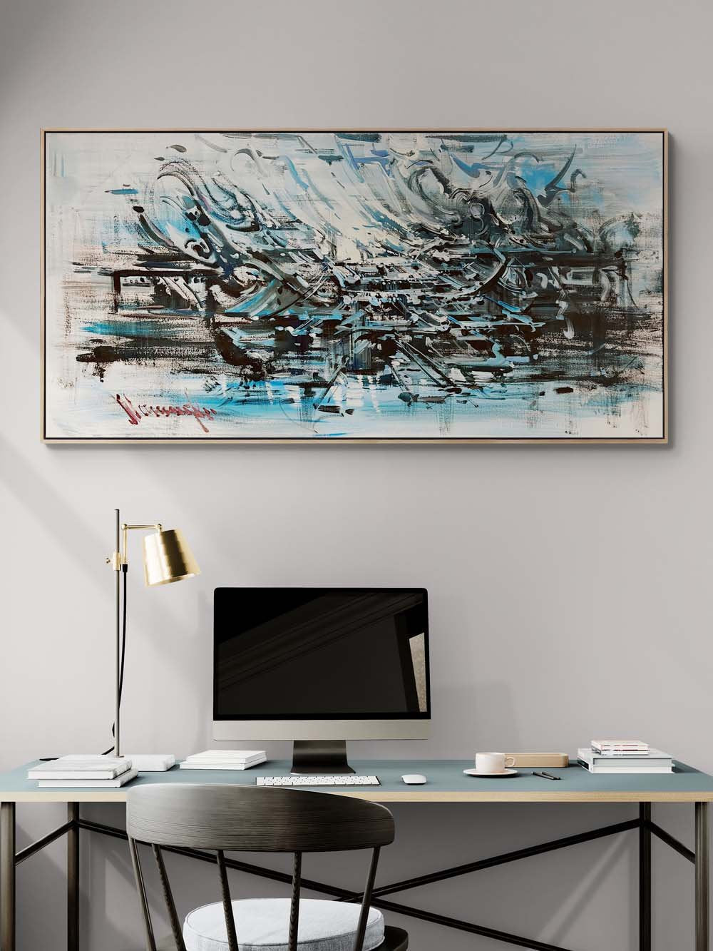 Gizemli Ufuklar Yağlı Boya Tablosu