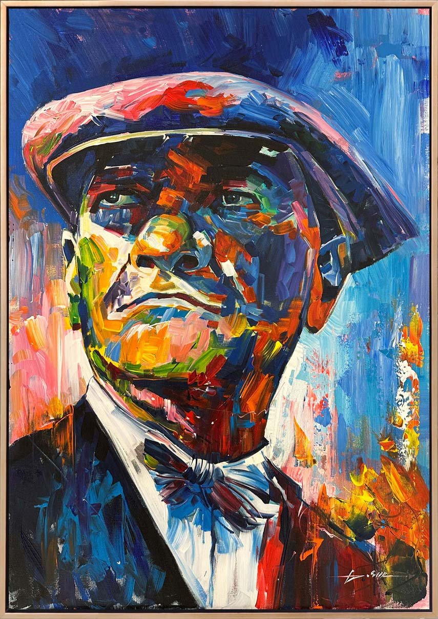 Modern Mustafa Kemal Yağlı Boya Tablosu