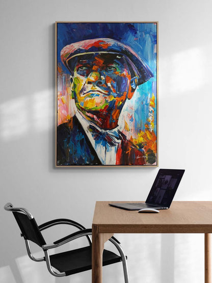 Modern Mustafa Kemal Yağlı Boya Tablosu