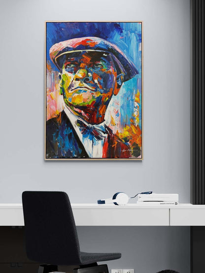 Modern Mustafa Kemal Yağlı Boya Tablosu
