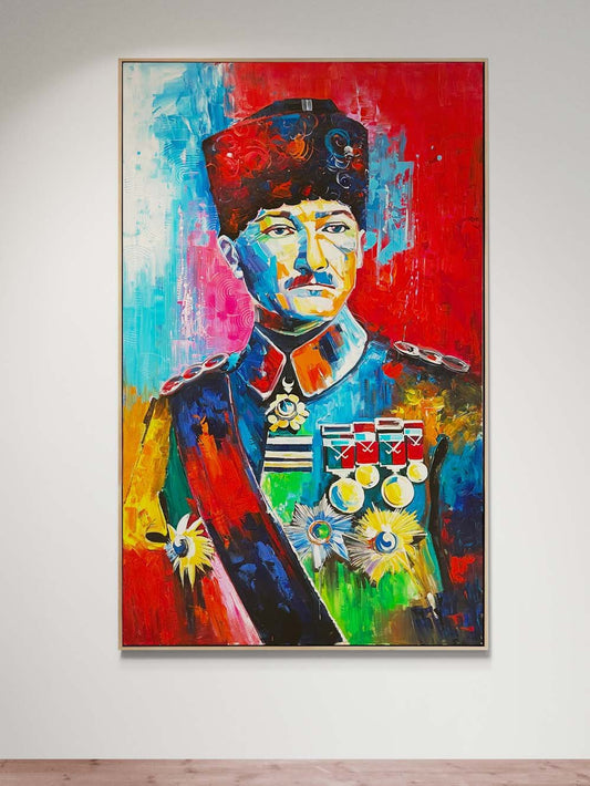 Mustafa Kemal’in Renkleri Yağlı Boya Tablosu