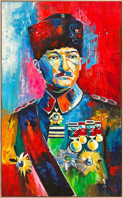Mustafa Kemal’in Renkleri Yağlı Boya Tablosu