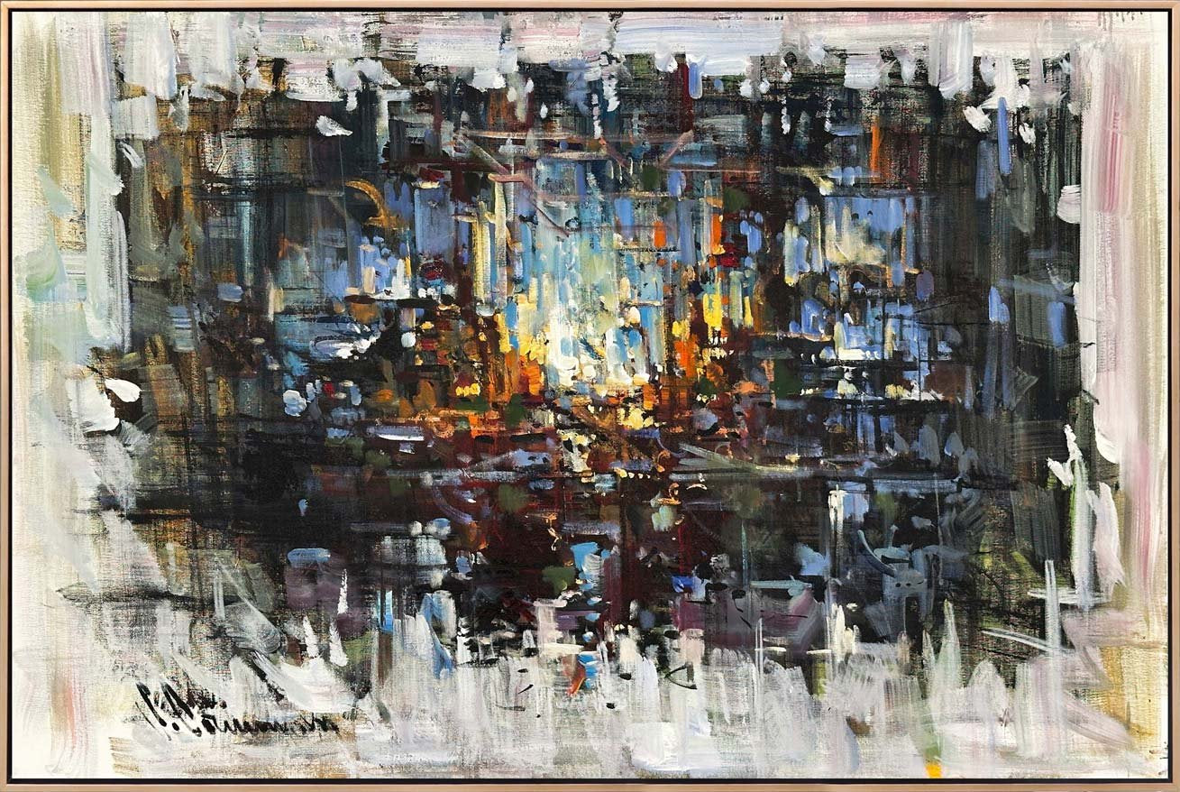 Gölgelerde İzler Yağlı Boya Tablosu