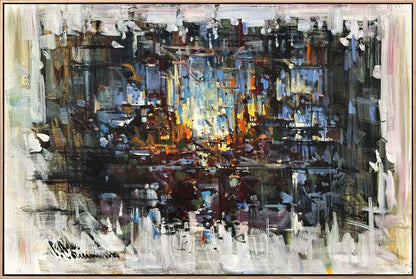 Gölgelerde İzler Yağlı Boya Tablosu