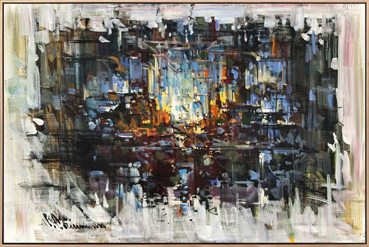 Gölgelerde İzler Yağlı Boya Tablosu