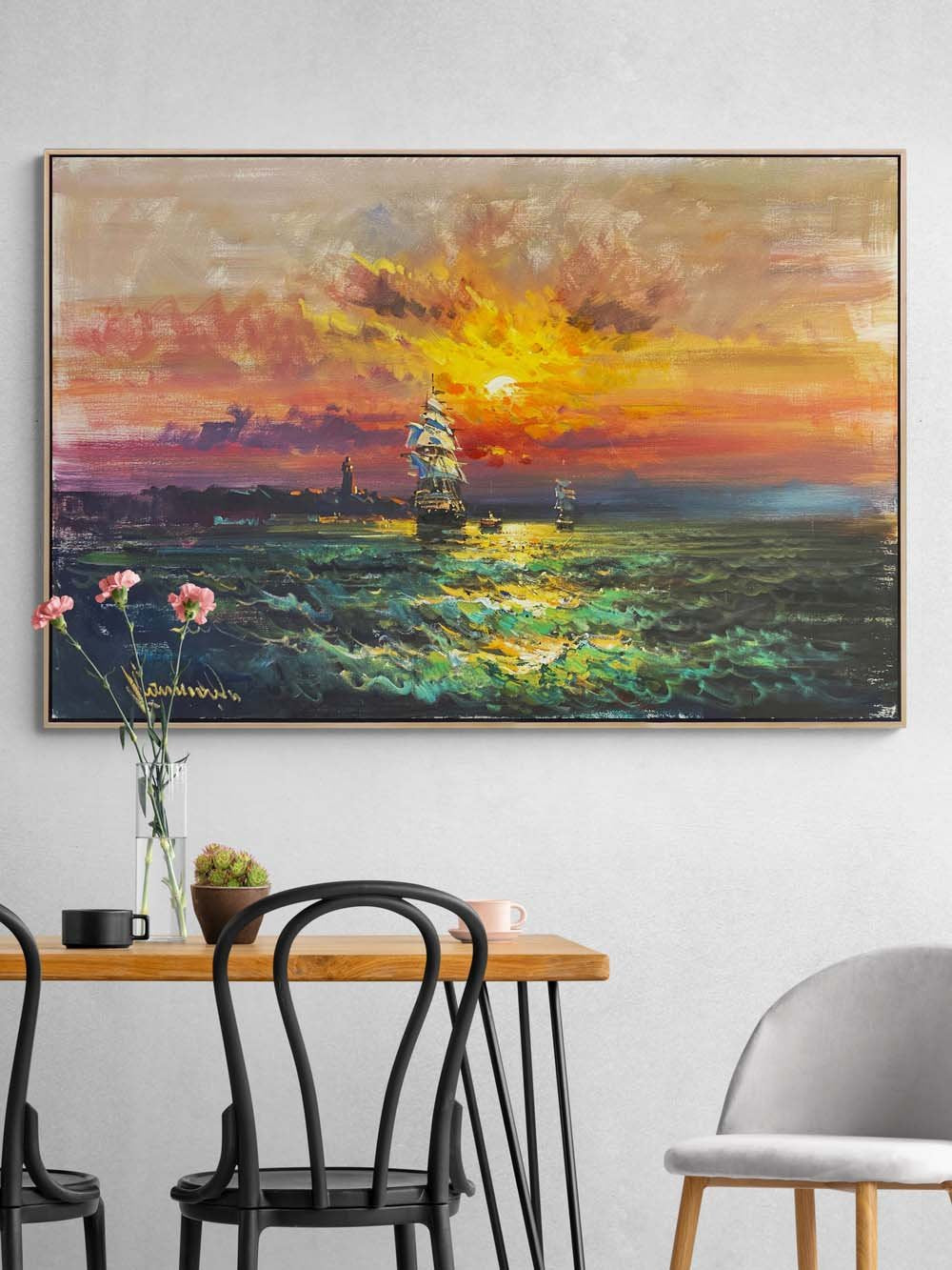 Ufka Yolculuk Yağlı Boya Tablosu