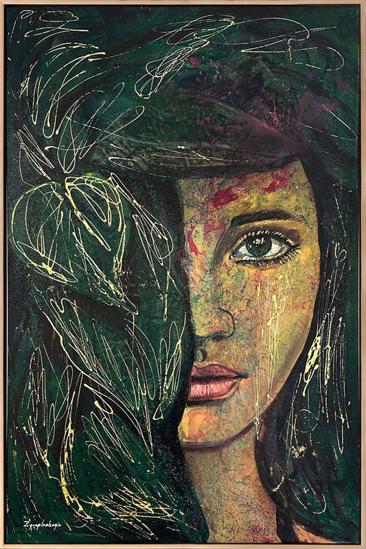 Ormanın Kızı Yağlı Boya Tablosu