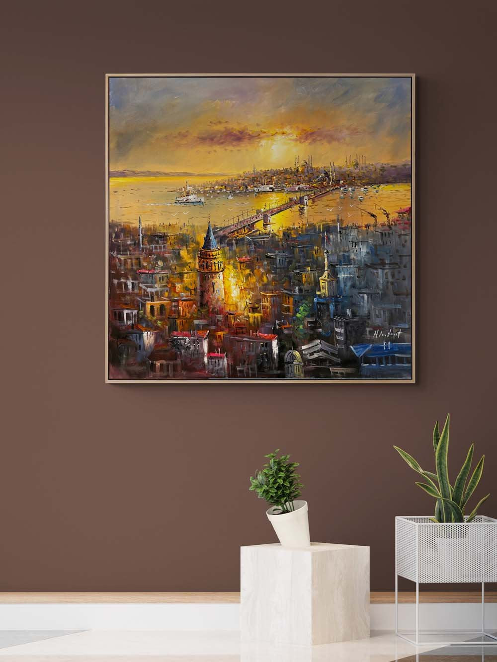 Boğazın Renkleri Yağlı Boya Tablosu