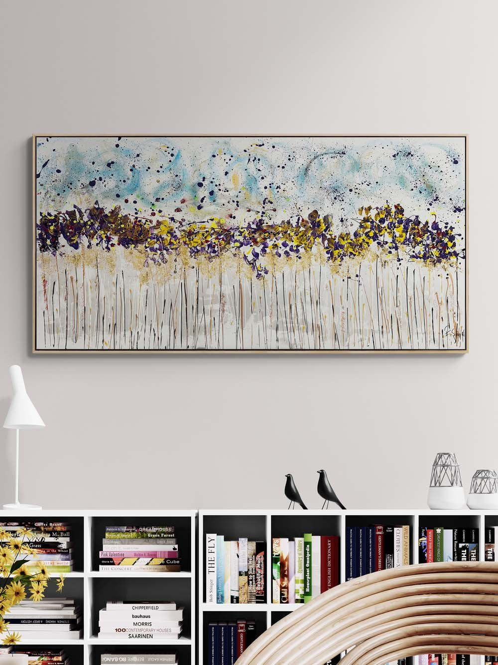 İzlerin Hikayesi Yağlı Boya Tablosu