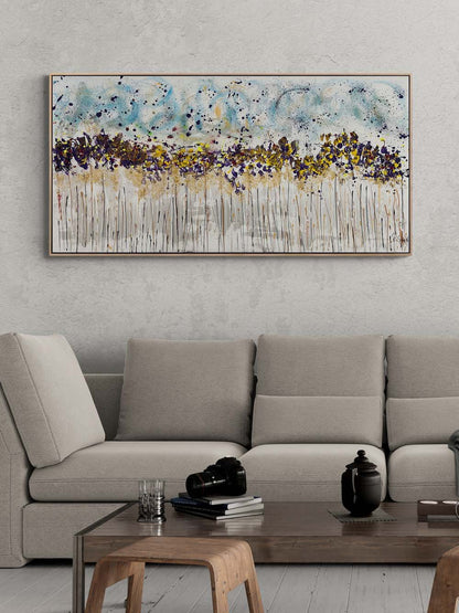 İzlerin Hikayesi Yağlı Boya Tablosu