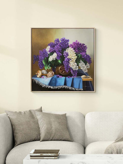 Leylak Zamanı Yağlı Boya Tablosu