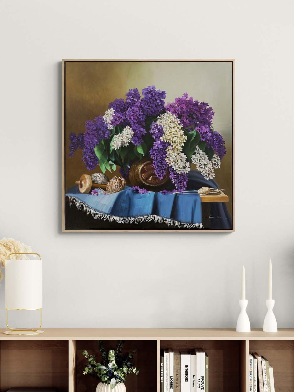 Leylak Zamanı Yağlı Boya Tablosu