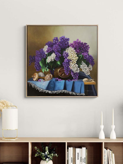 Leylak Zamanı Yağlı Boya Tablosu