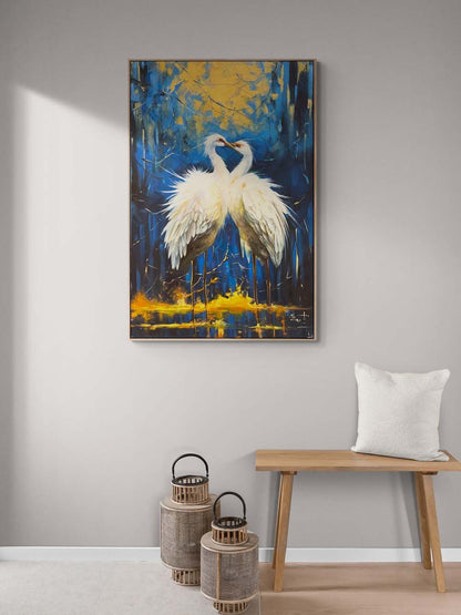 Turna Masalı Yağlı Boya Tablosu