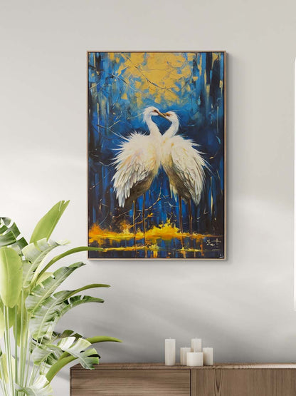 Turna Masalı Yağlı Boya Tablosu