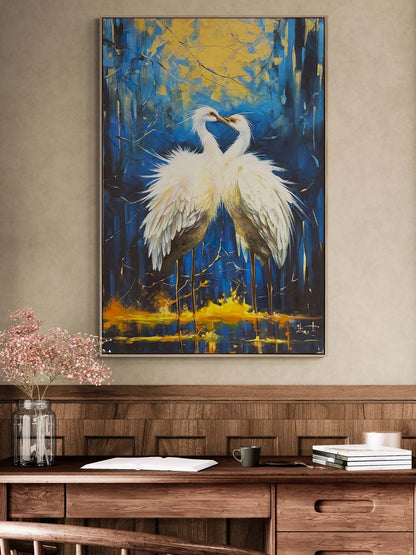 Turna Masalı Yağlı Boya Tablosu