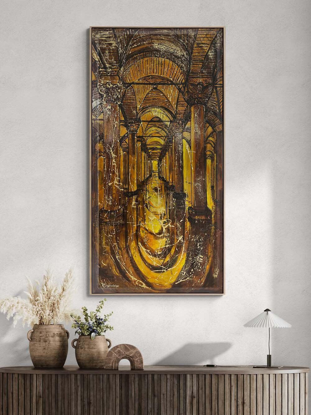 Geçmişin Yansıması Yağlı Boya Tablosu