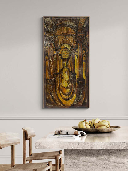 Geçmişin Yansıması Yağlı Boya Tablosu