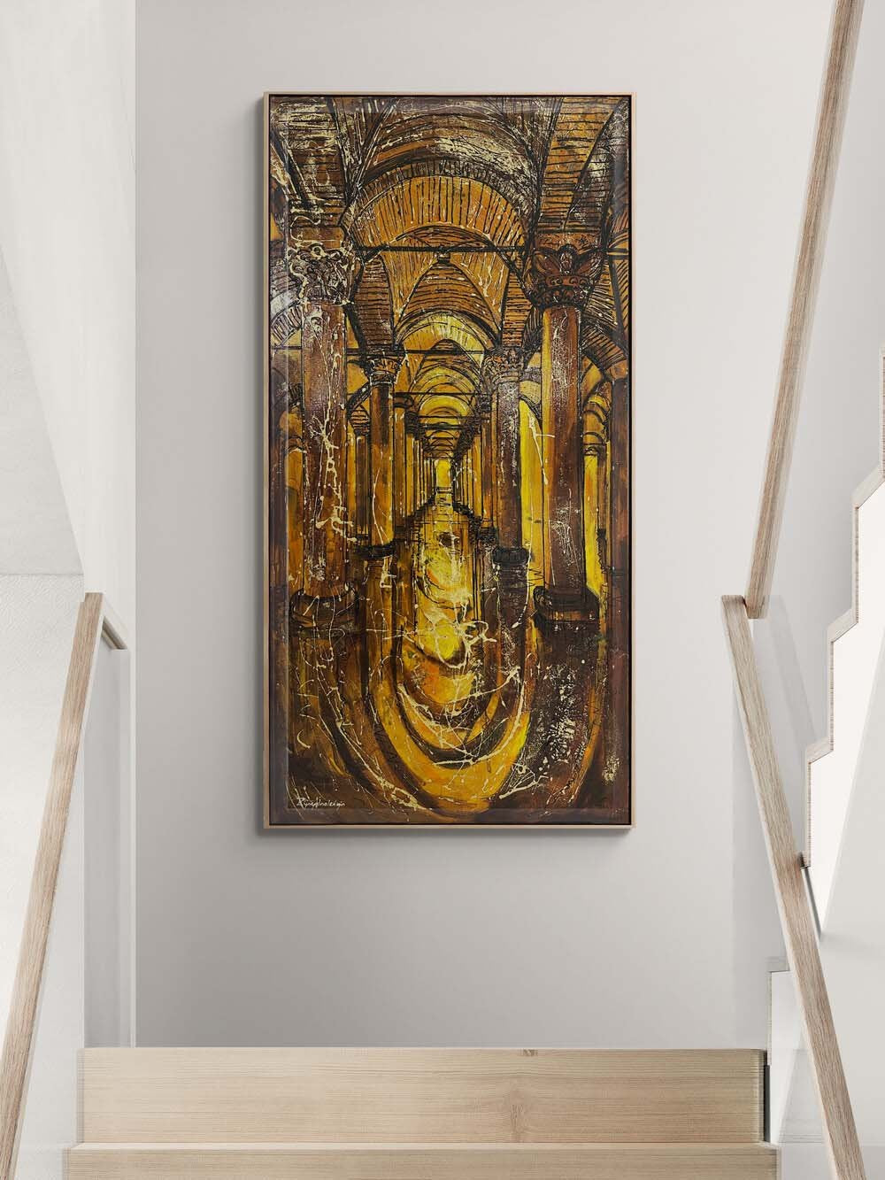 Geçmişin Yansıması Yağlı Boya Tablosu