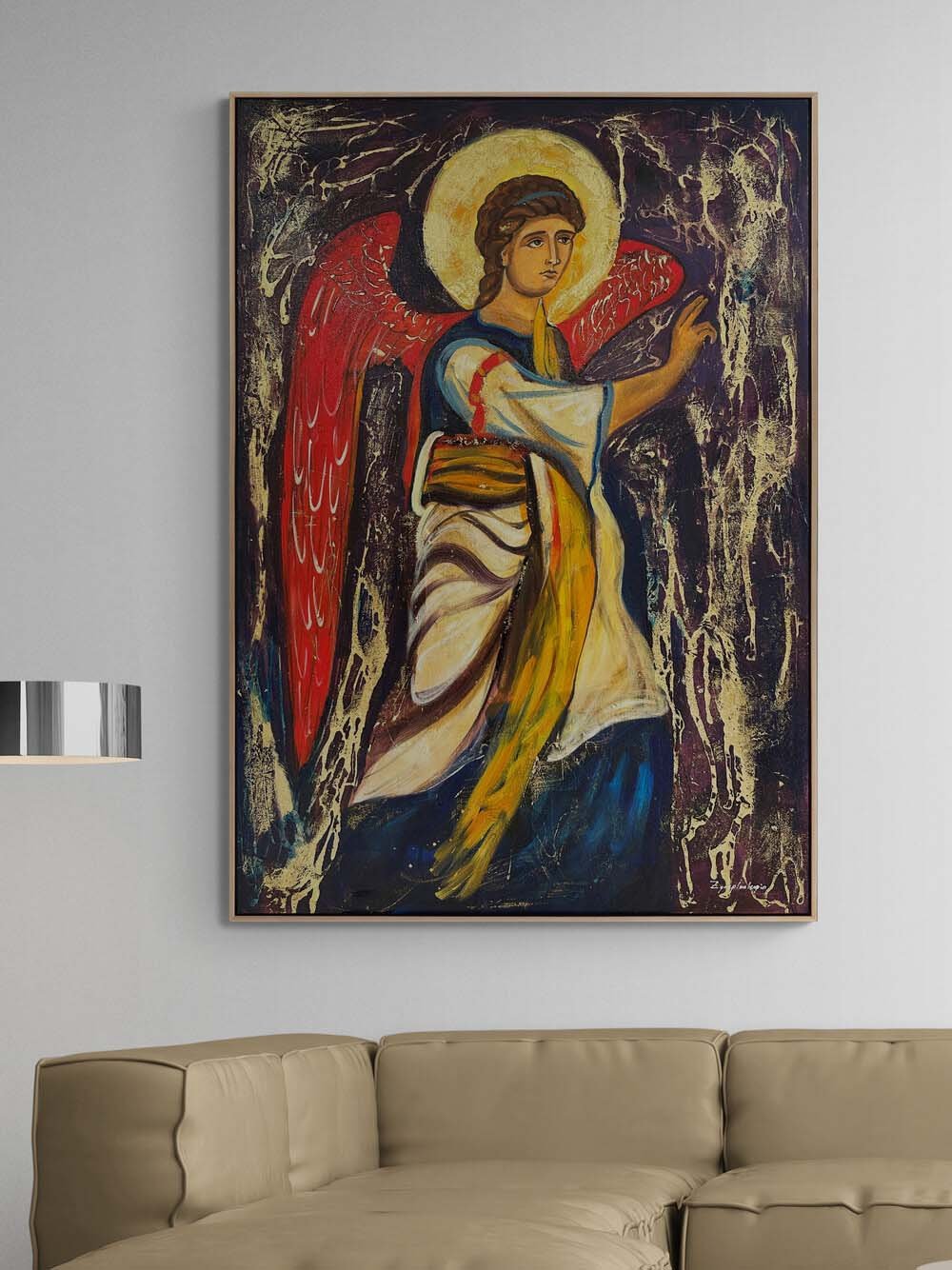 Kutsal Sırlara Yolculuk Yağlı Boya Tablosu