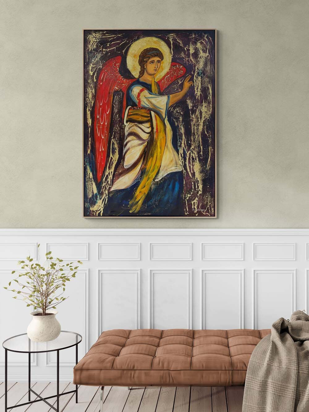 Kutsal Sırlara Yolculuk Yağlı Boya Tablosu