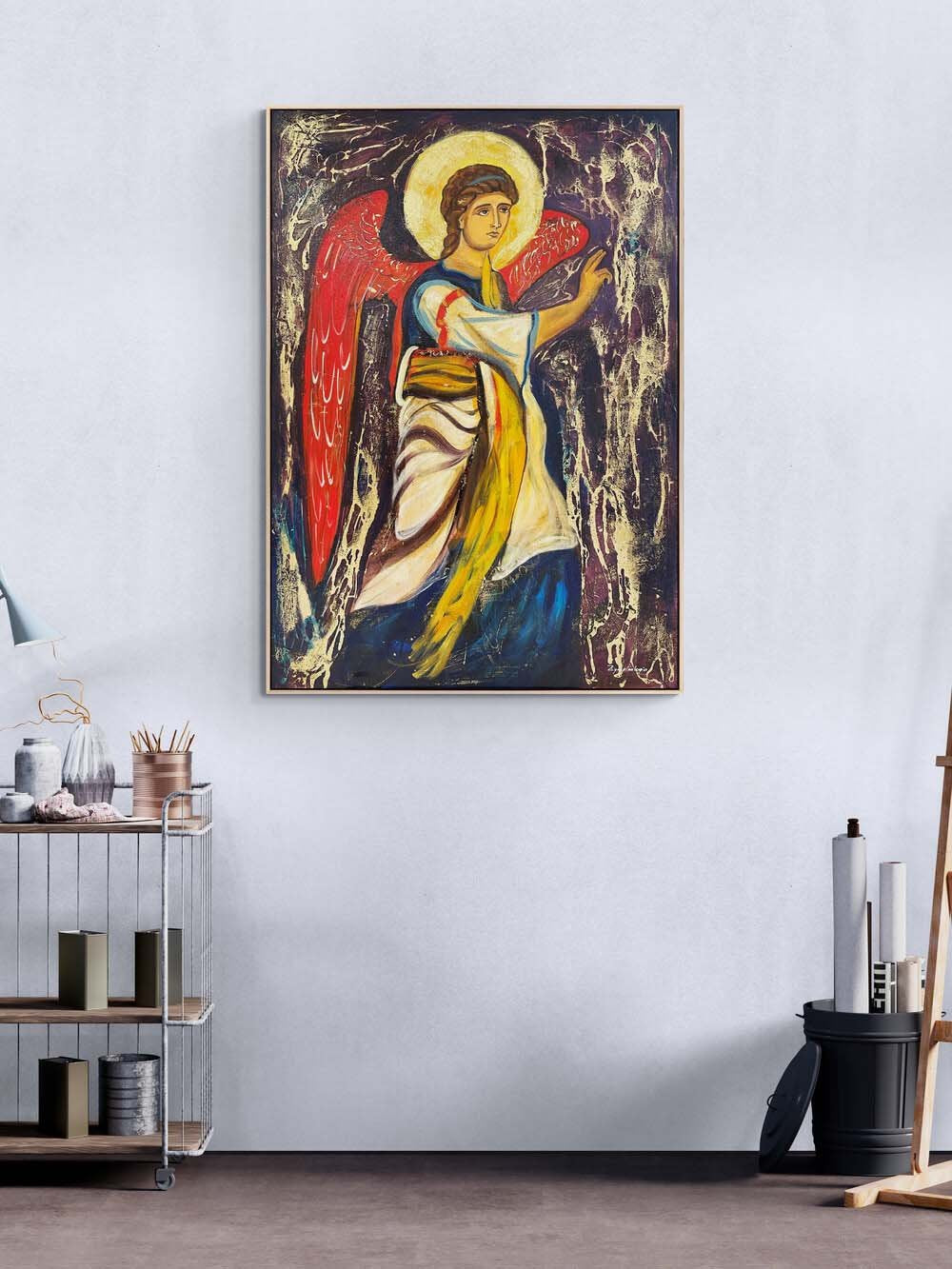 Kutsal Sırlara Yolculuk Yağlı Boya Tablosu