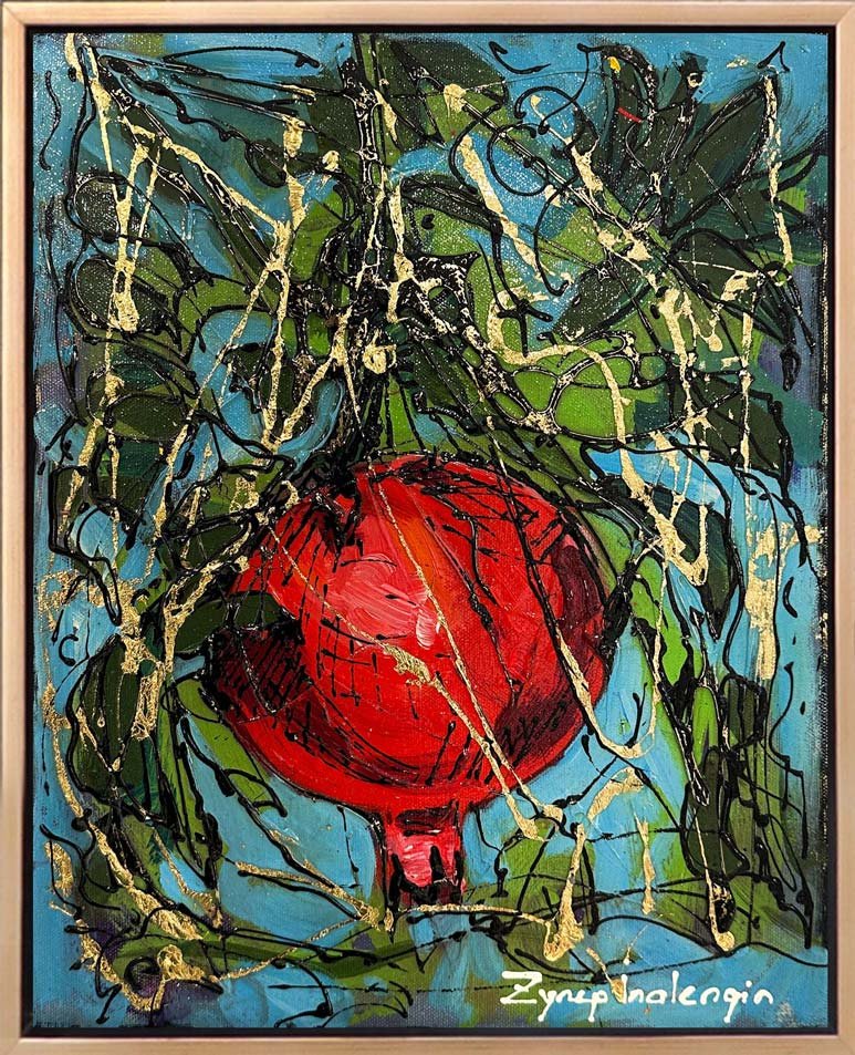 Narın İçindeki Dünya Yağlı Boya Tablosu