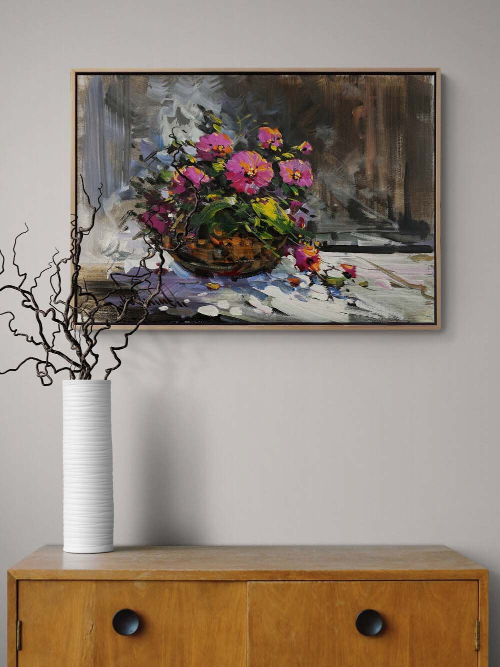 Fırçanın Baharı Yağlı Boya Tablosu