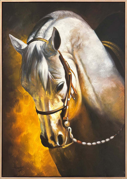 Atın Sessiz Gücü Yağlı Boya Tablosu