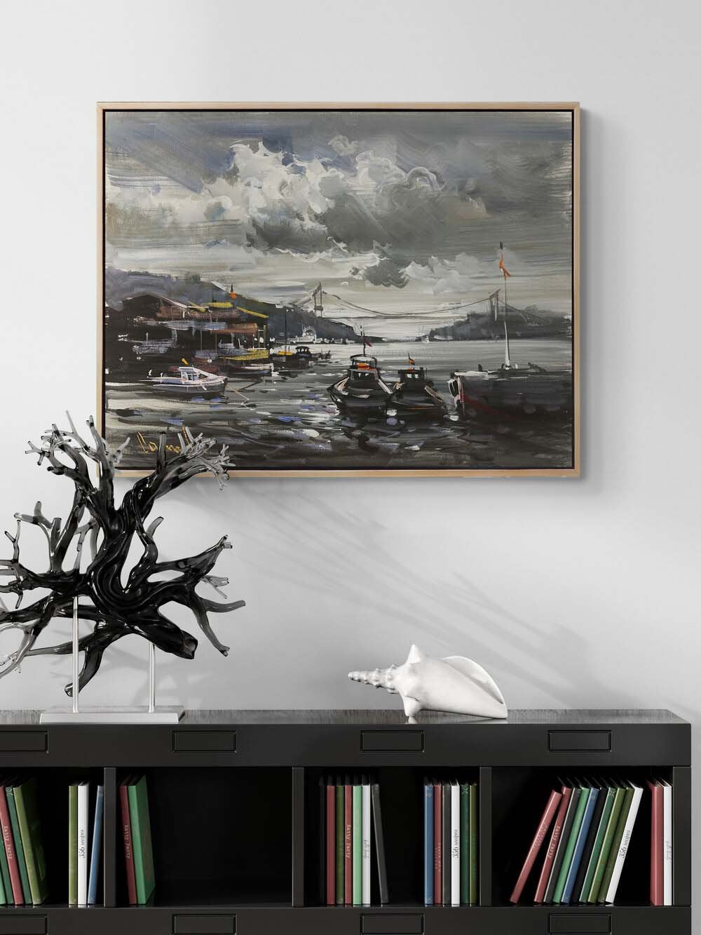 İstanbul’da Bir Gün Yağlı Boya Tablosu