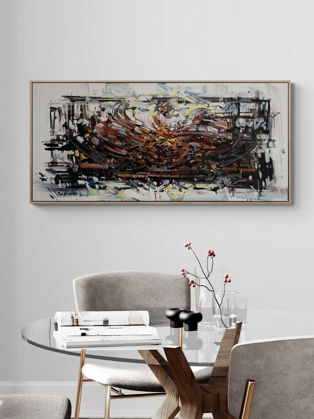 Bulanık Hatıralar Yağlı Boya Tablosu