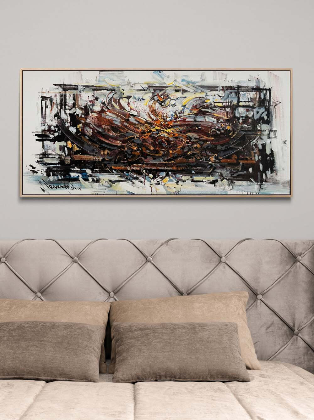 Bulanık Hatıralar Yağlı Boya Tablosu