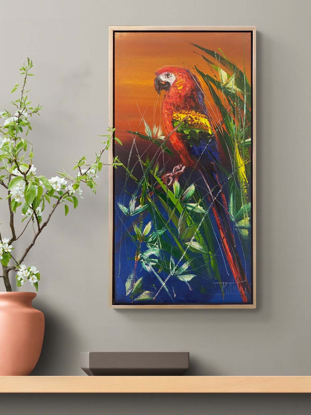 Tropikal Melodi Yağlı Boya Tablosu