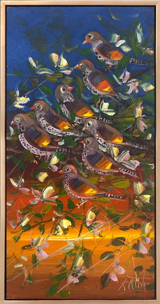 Kanatların Hikayesi Yağlı Boya Tablosu