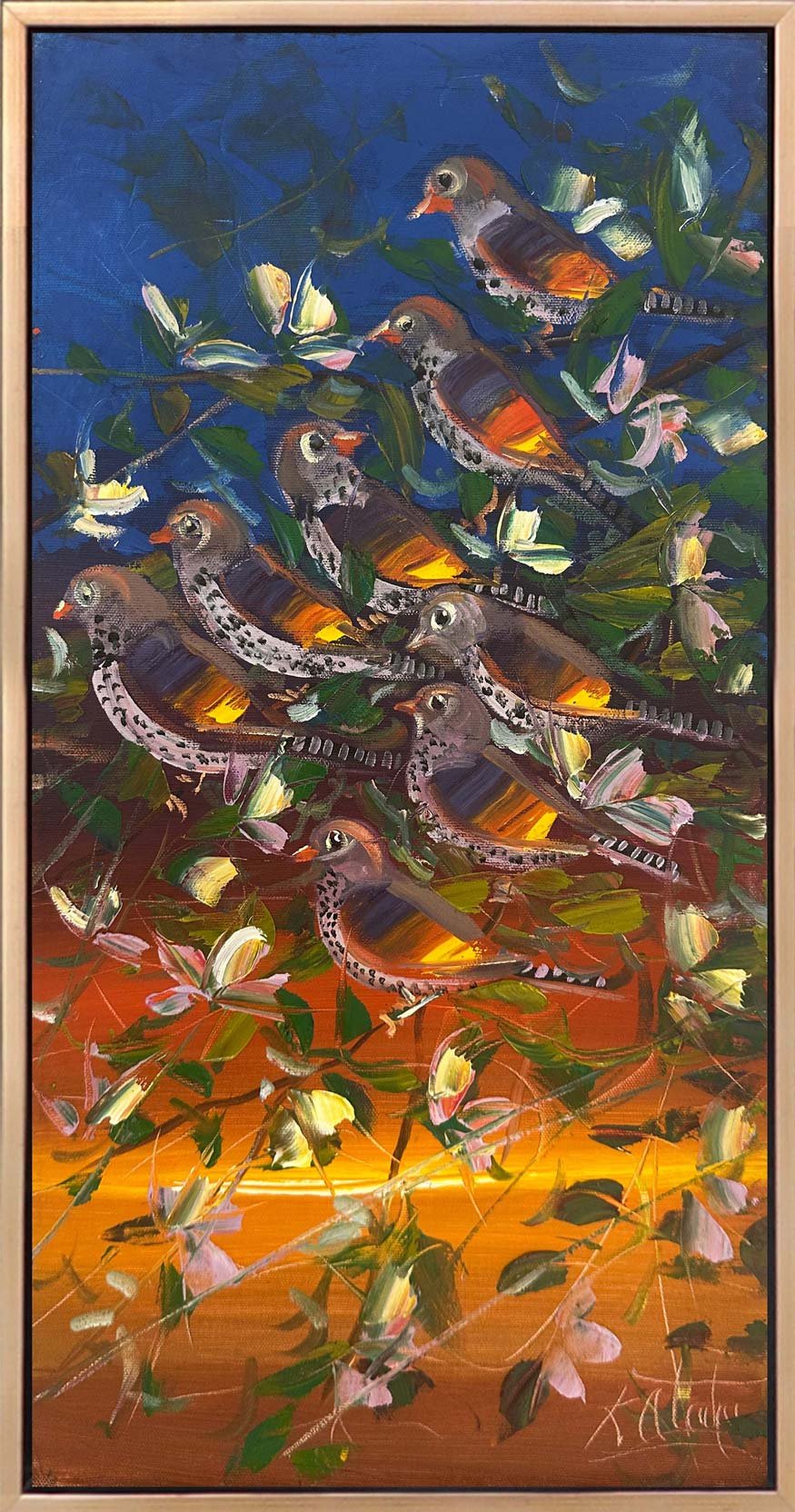 Kanatların Hikayesi Yağlı Boya Tablosu