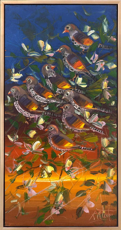 Kanatların Hikayesi Yağlı Boya Tablosu