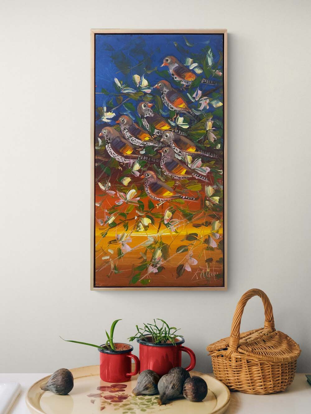 Kanatların Hikayesi Yağlı Boya Tablosu