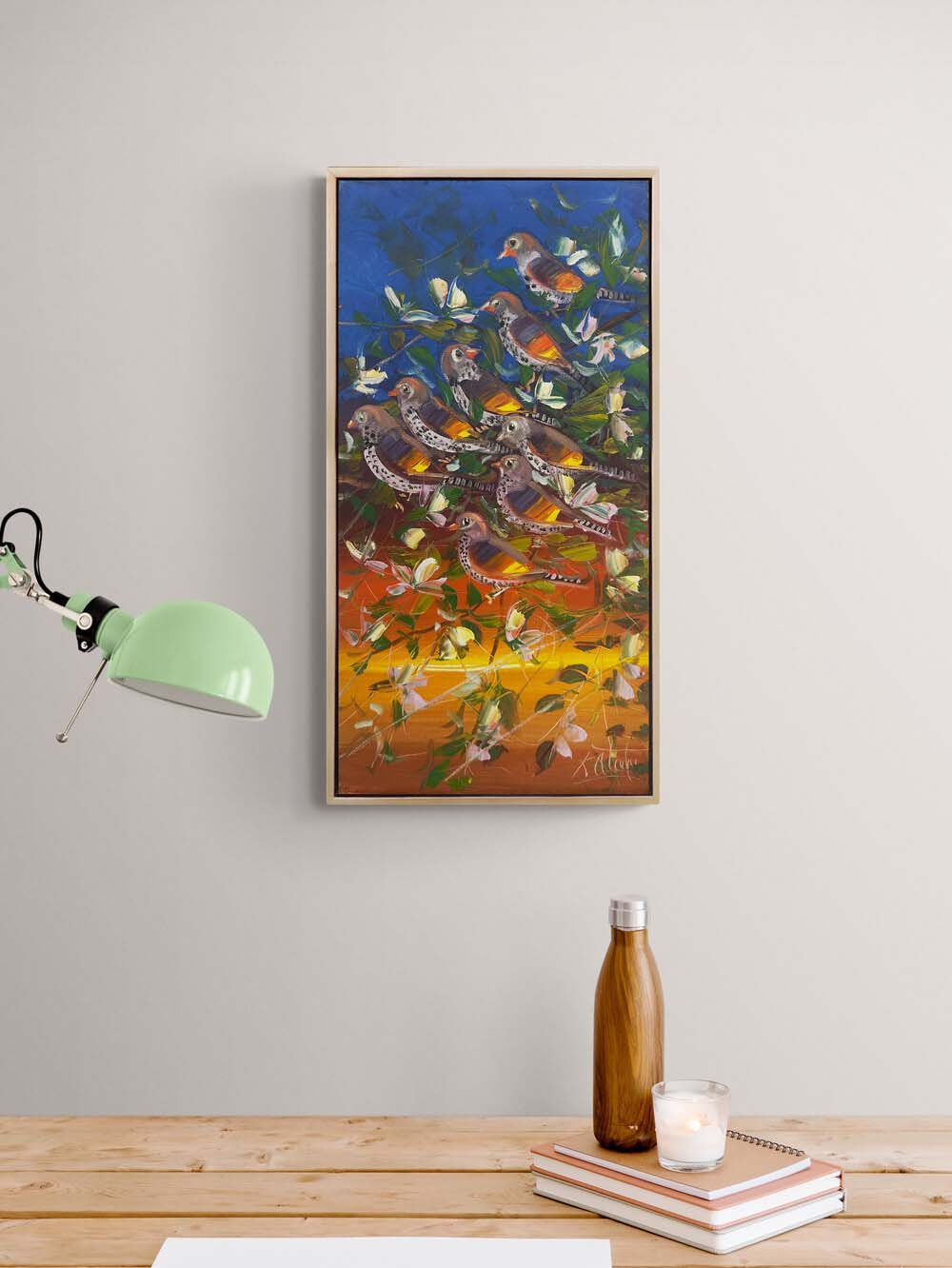 Kanatların Hikayesi Yağlı Boya Tablosu