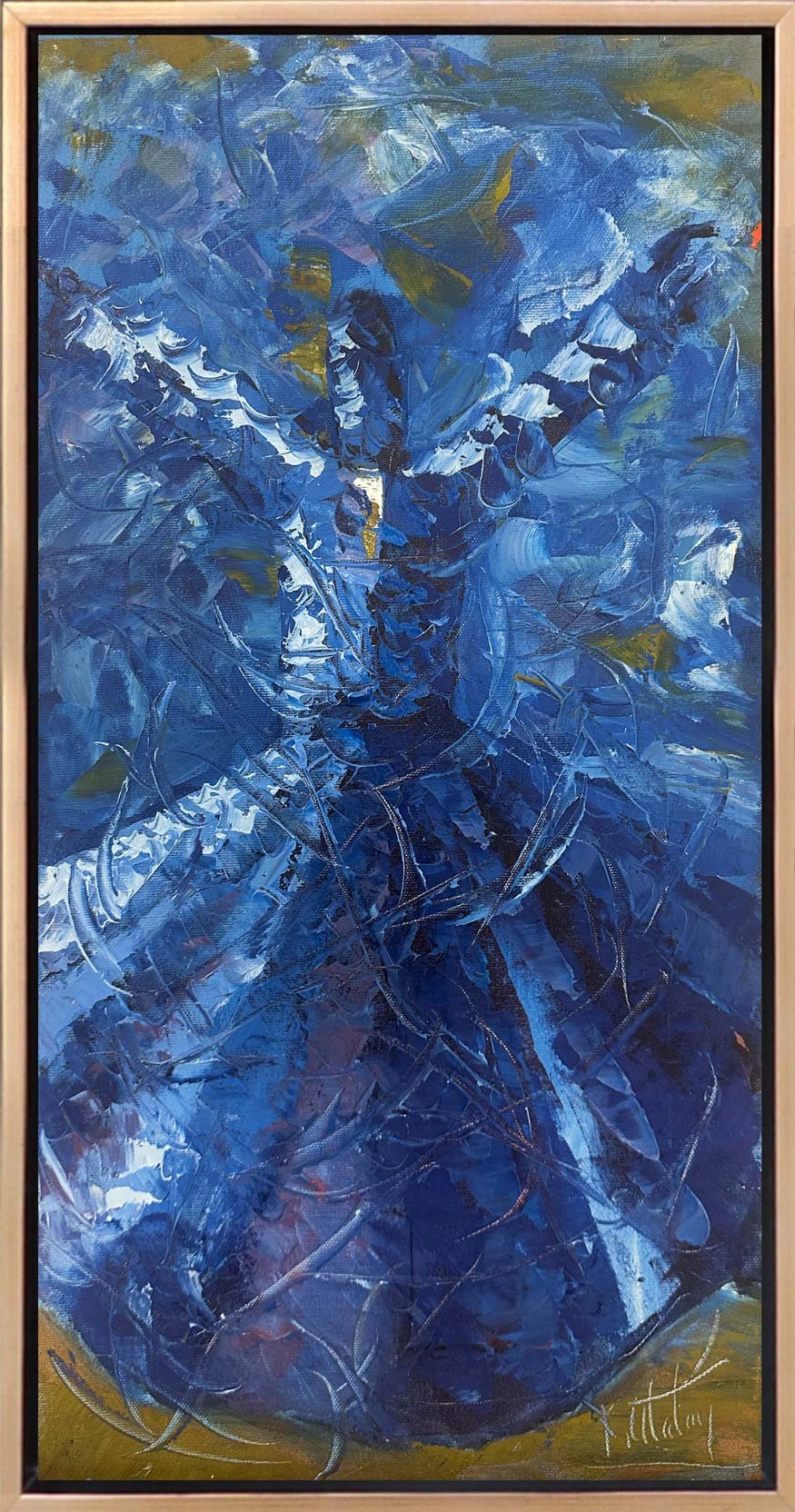 Gecenin Semahı Yağlı Boya Tablosu