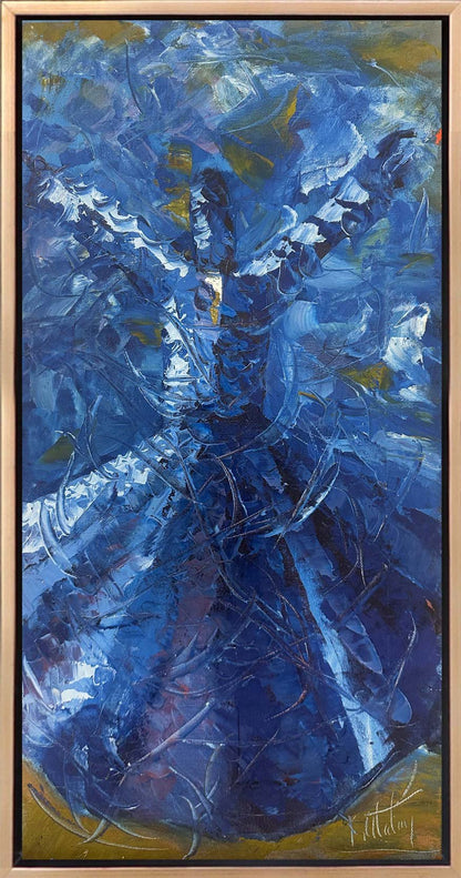 Gecenin Semahı Yağlı Boya Tablosu