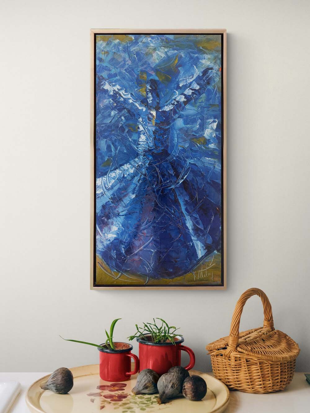 Gecenin Semahı Yağlı Boya Tablosu