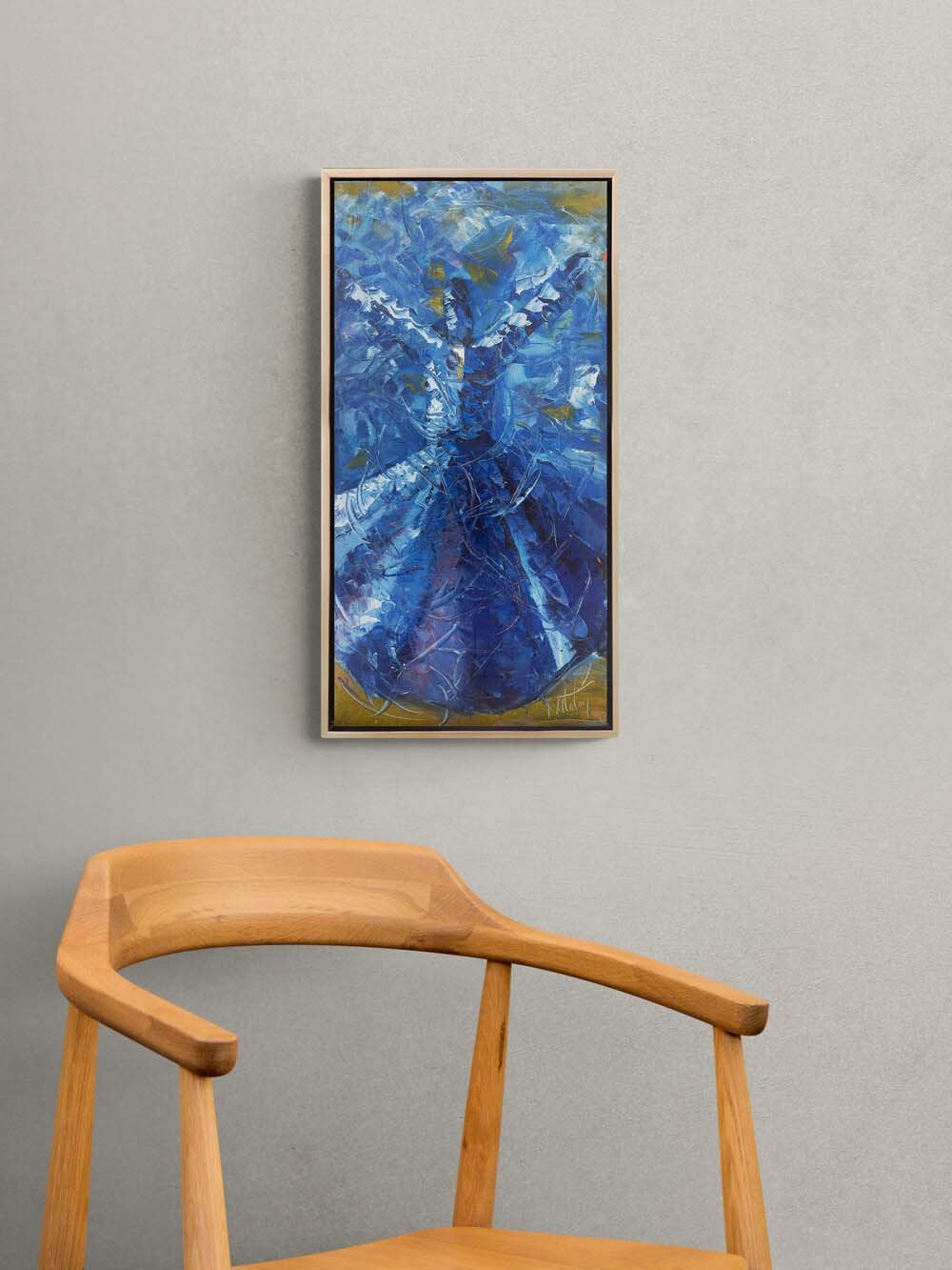 Gecenin Semahı Yağlı Boya Tablosu