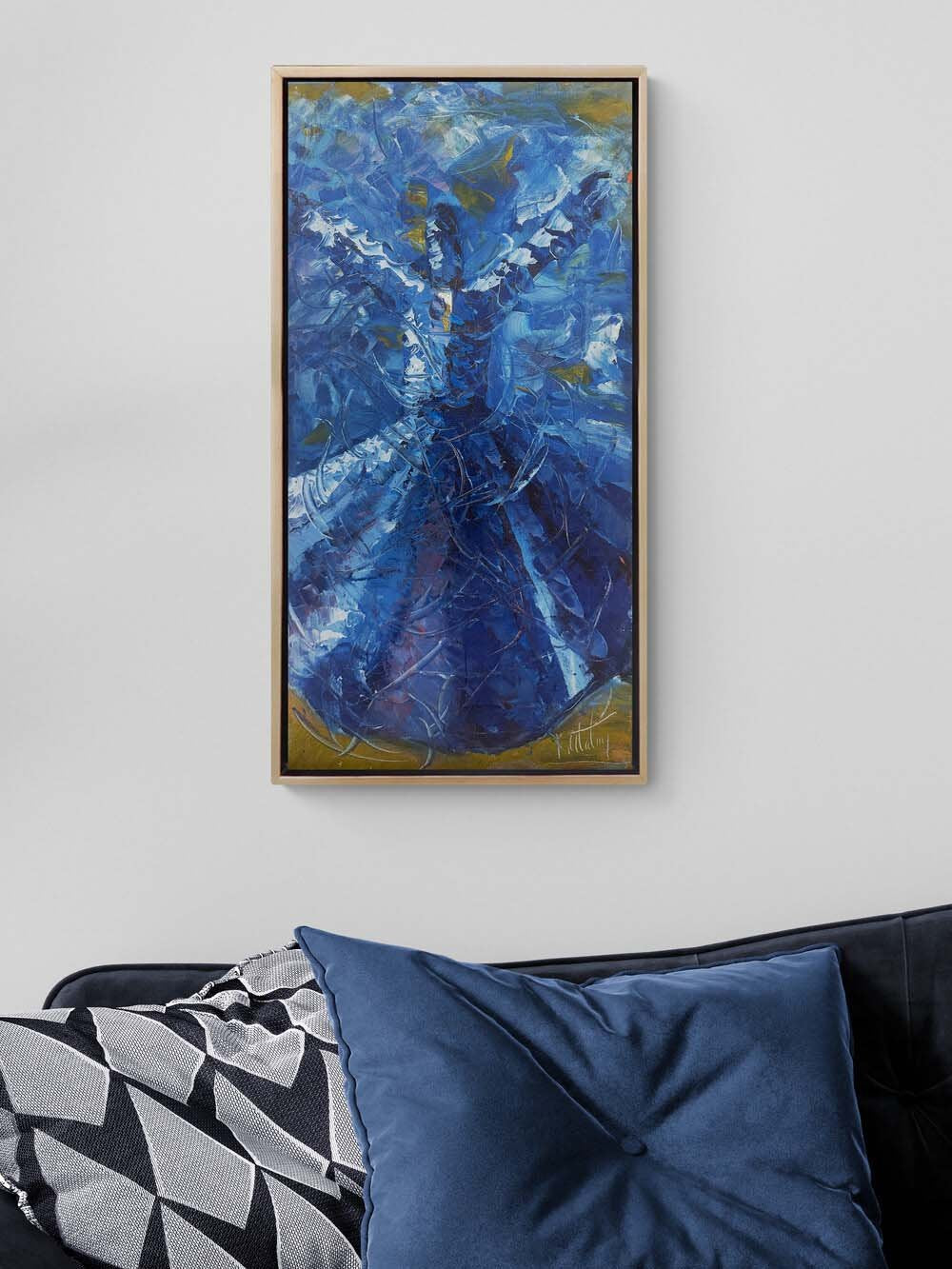 Gecenin Semahı Yağlı Boya Tablosu